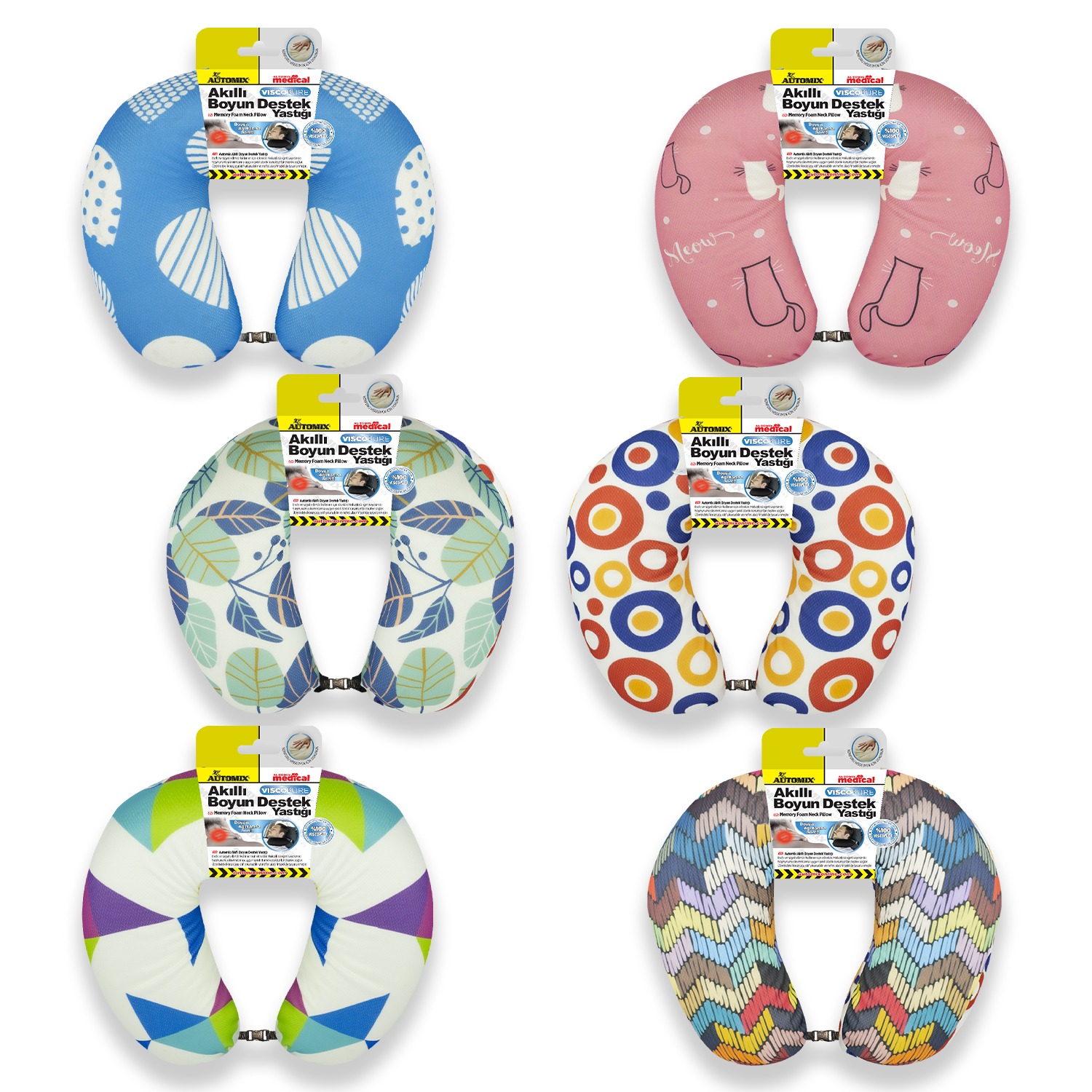 AUTOMIX AKILLI BOYUN DESTEK YASTIGI